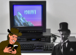 The history of the Commodore CDTV a CDTV with two characters in front