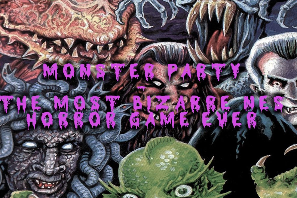 Monster Party NES - Monster Party cover art with title of the article